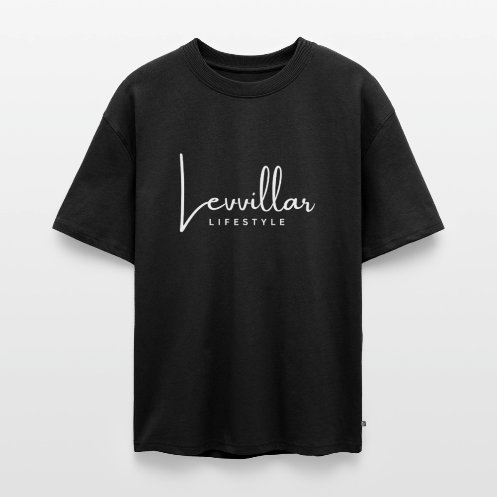 LEVVILLAR Premium Oversized Organic T-Shirt - black