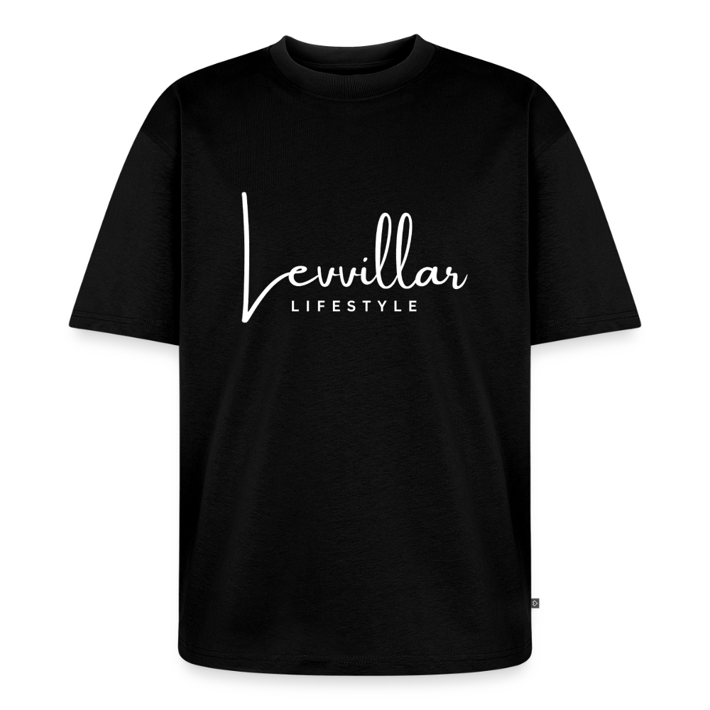 LEVVILLAR Premium Oversized Organic T-Shirt - black