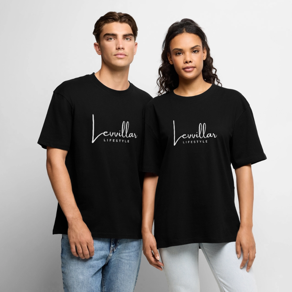 LEVVILLAR Premium Oversized Organic T-Shirt - black
