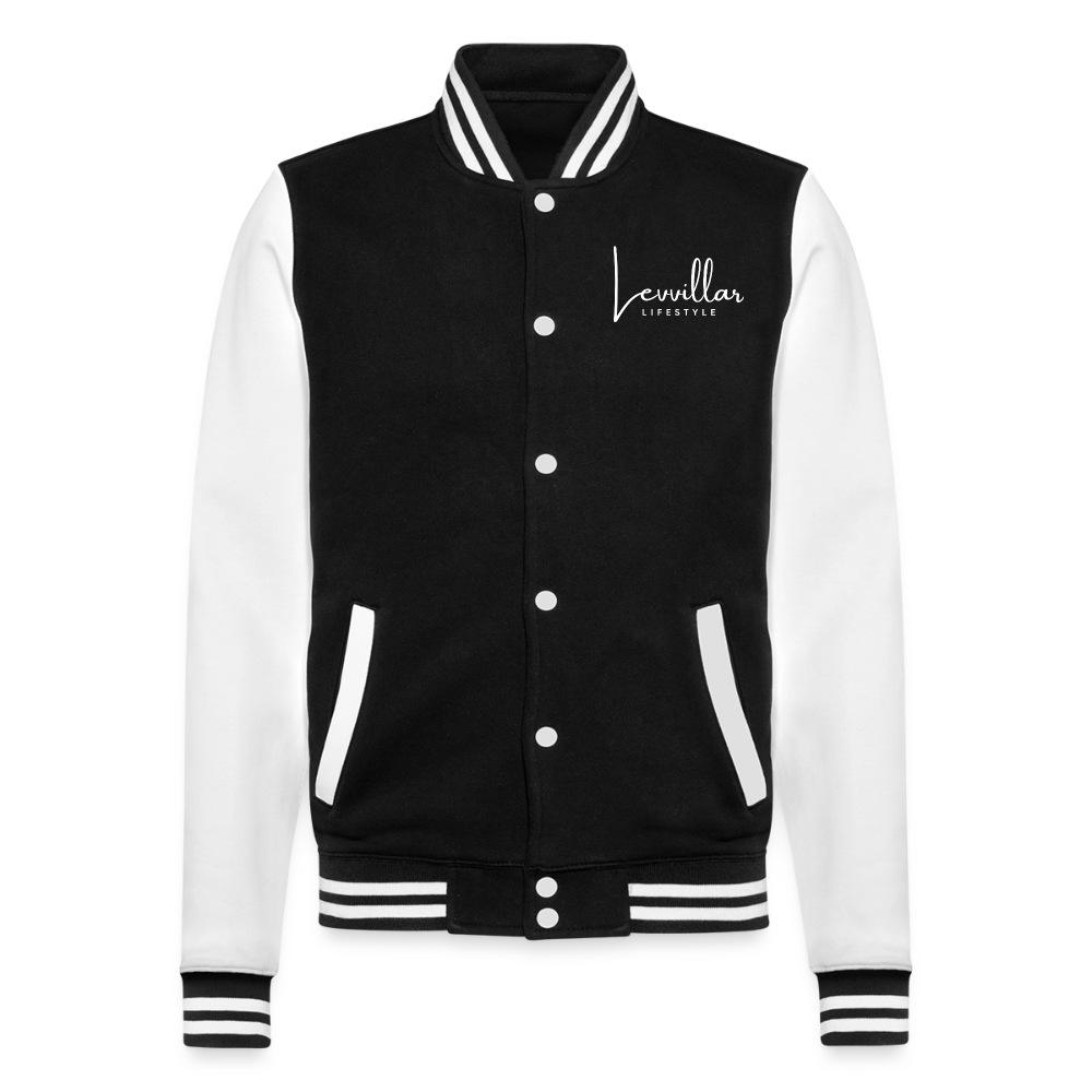 LEVVILLAR College Sweat Jacket - black/white